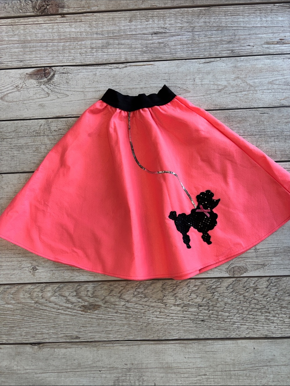 Charades Children’s Hot Pink Poodle Skirt